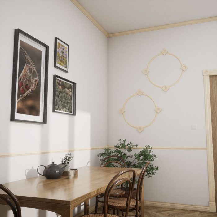Ekena Millwork 1 5/8"P x 2 3/8"H WM52 Americraft Solid Hardwood Stain Grade MiterLink Crown Moulding Inside Corner - Image 29