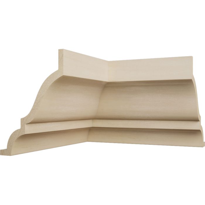 Ekena Millwork 1 5/8"P x 2 3/8"H WM52 Americraft Solid Hardwood Stain Grade MiterLink Crown Moulding Inside Corner - Image 59