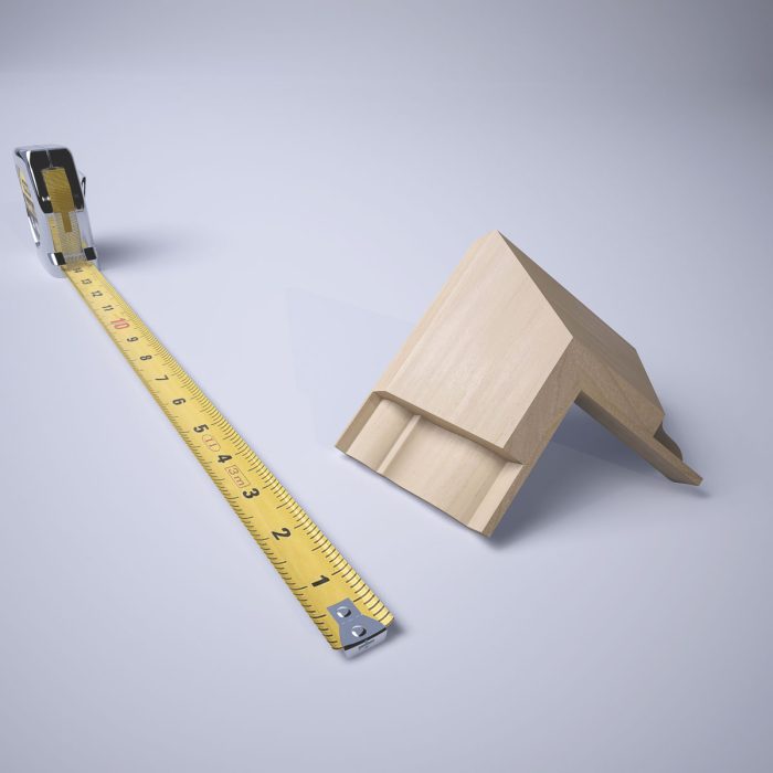 Ekena Millwork 1 5/8"P x 2 3/8"H WM52 Americraft Solid Hardwood Stain Grade MiterLink Crown Moulding Inside Corner - Image 63