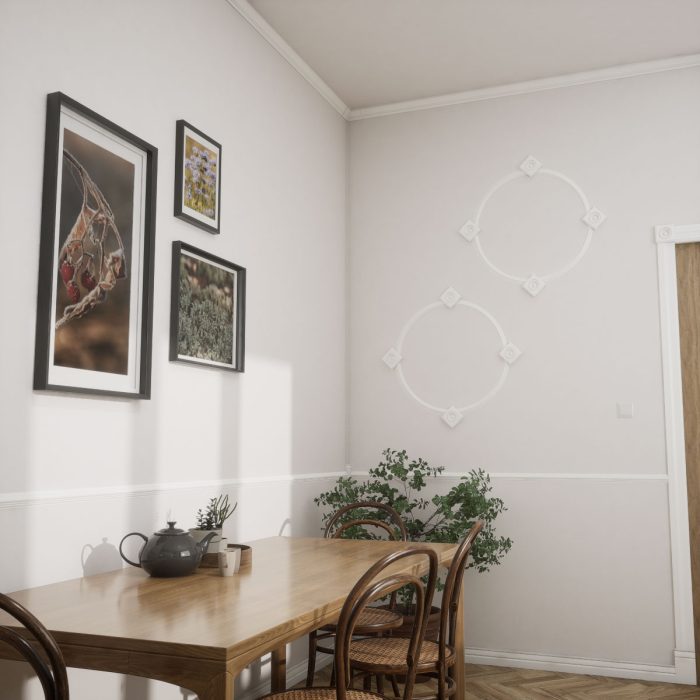 Ekena Millwork 1 5/8"P x 2 3/8"H WM52 Americraft Solid Hardwood Stain Grade MiterLink Crown Moulding Inside Corner - Image 71