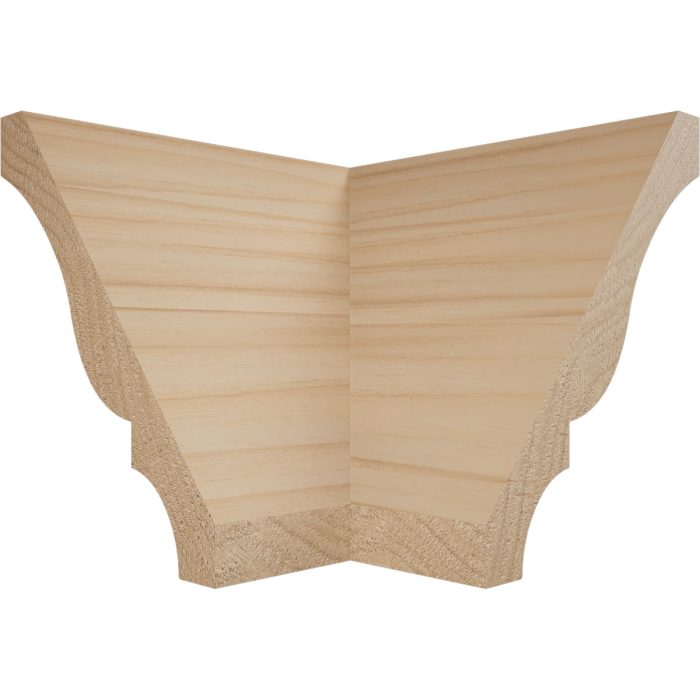 Ekena Millwork 2 5/8"P X 3 3/8"H WM48 Americraft Solid Hardwood Stain Grade Trimpro Crown Moulding Outside Corner - Image 5