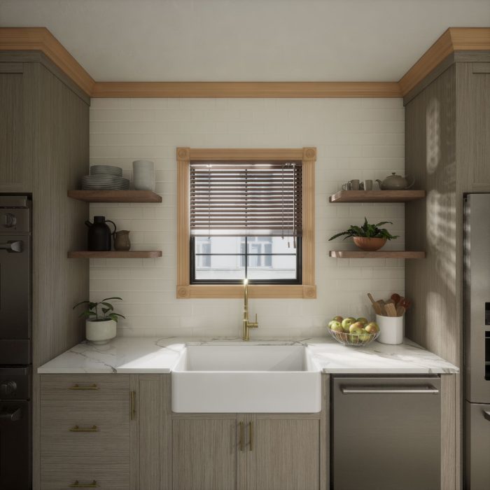 Ekena Millwork 2 5/8"P X 3 3/8"H WM48 Americraft Solid Hardwood Stain Grade Trimpro Crown Moulding Outside Corner - Image 8