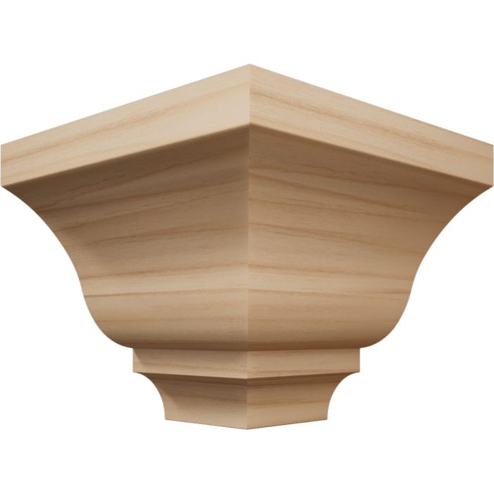 Ekena Millwork 2 5/8"P X 3 3/8"H WM48 Americraft Solid Hardwood Stain Grade Trimpro Crown Moulding Outside Corner - Image 2