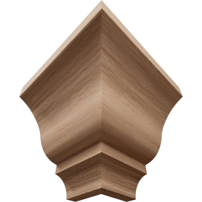 Ekena Millwork 2 5/8"P X 3 3/8"H WM48 Americraft Solid Hardwood Stain Grade Trimpro Crown Moulding Outside Corner - Image 14