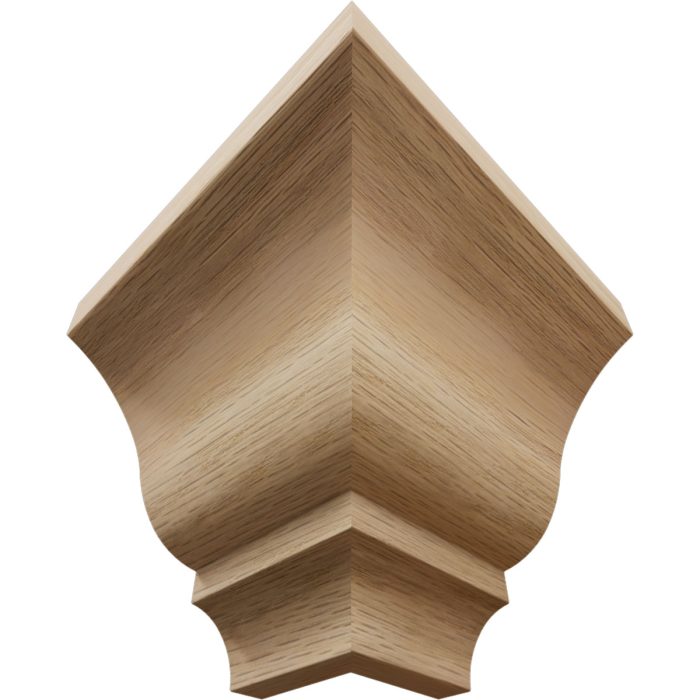 Ekena Millwork 2 5/8"P X 3 3/8"H WM48 Americraft Solid Hardwood Stain Grade Trimpro Crown Moulding Outside Corner - Image 22