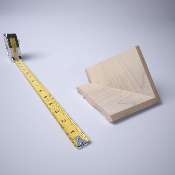 Ekena Millwork 2 5/8"P X 3 3/8"H WM48 Americraft Solid Hardwood Stain Grade Trimpro Crown Moulding Outside Corner - Image 31
