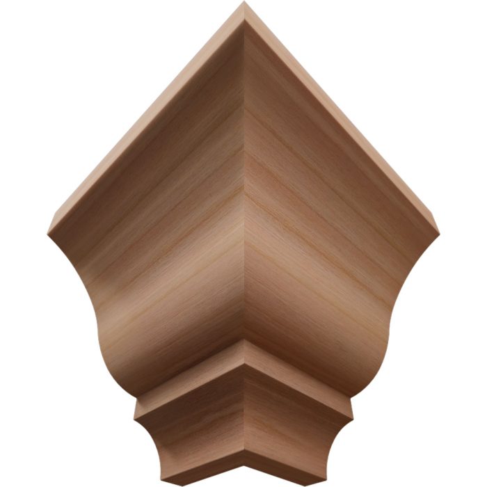 Ekena Millwork 2 5/8"P X 3 3/8"H WM48 Americraft Solid Hardwood Stain Grade Trimpro Crown Moulding Outside Corner - Image 38