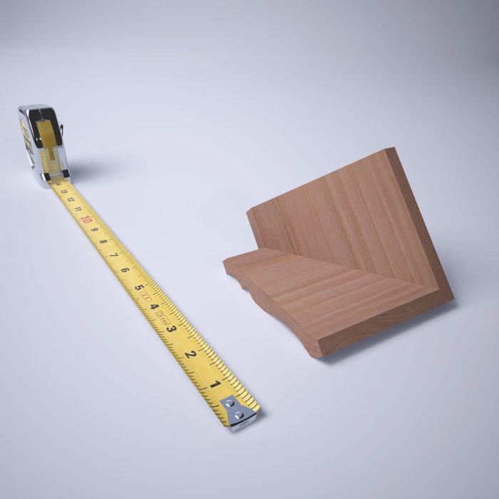 Ekena Millwork 2 5/8"P X 3 3/8"H WM48 Americraft Solid Hardwood Stain Grade Trimpro Crown Moulding Outside Corner - Image 39