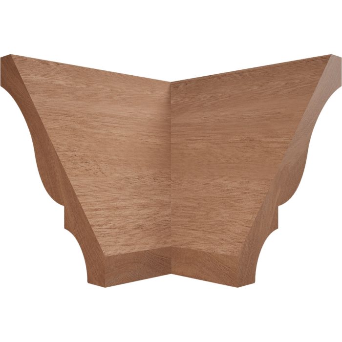 Ekena Millwork 2 5/8"P X 3 3/8"H WM48 Americraft Solid Hardwood Stain Grade Trimpro Crown Moulding Outside Corner - Image 45