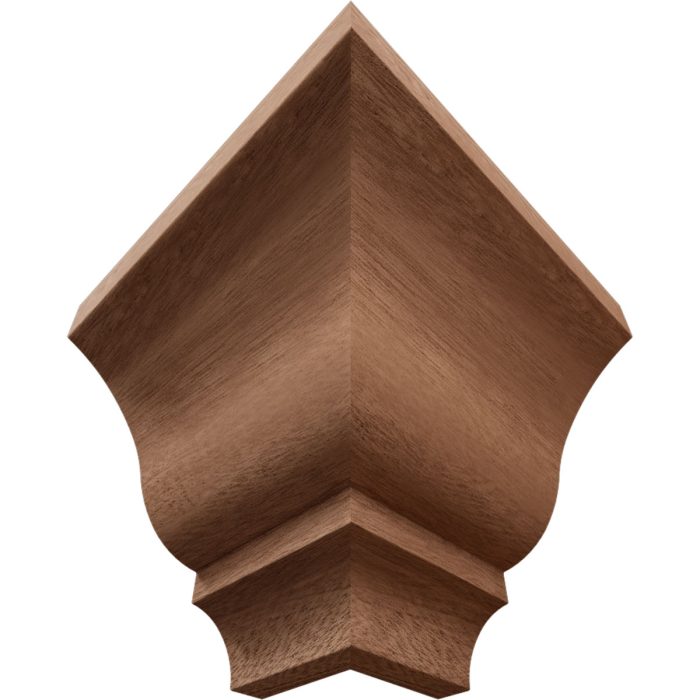 Ekena Millwork 2 5/8"P X 3 3/8"H WM48 Americraft Solid Hardwood Stain Grade Trimpro Crown Moulding Outside Corner - Image 46