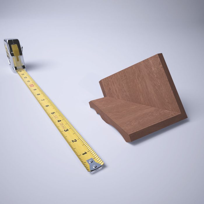 Ekena Millwork 2 5/8"P X 3 3/8"H WM48 Americraft Solid Hardwood Stain Grade Trimpro Crown Moulding Outside Corner - Image 47