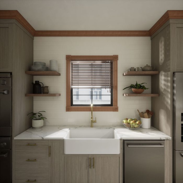 Ekena Millwork 2 5/8"P X 3 3/8"H WM48 Americraft Solid Hardwood Stain Grade Trimpro Crown Moulding Outside Corner - Image 48
