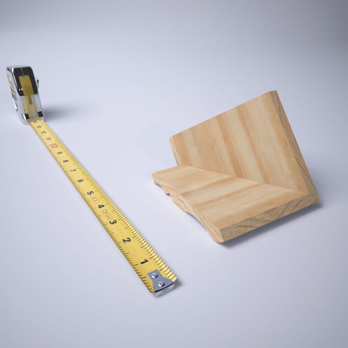 Ekena Millwork 2 5/8"P X 3 3/8"H WM48 Americraft Solid Hardwood Stain Grade Trimpro Crown Moulding Outside Corner - Image 55