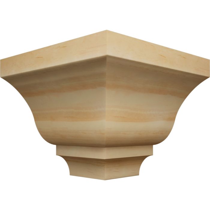 Ekena Millwork 2 5/8"P X 3 3/8"H WM48 Americraft Solid Hardwood Stain Grade Trimpro Crown Moulding Outside Corner - Image 50