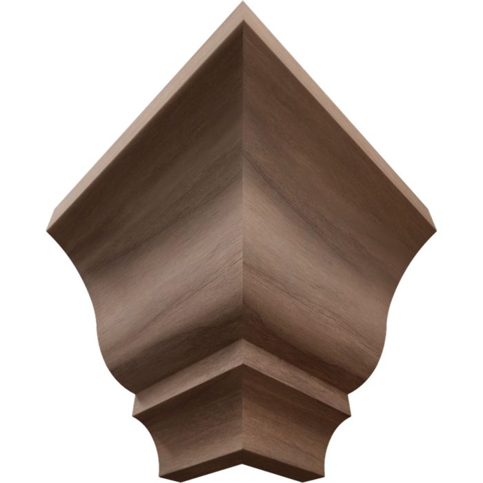 Ekena Millwork 2 5/8"P X 3 3/8"H WM48 Americraft Solid Hardwood Stain Grade Trimpro Crown Moulding Outside Corner - Image 62