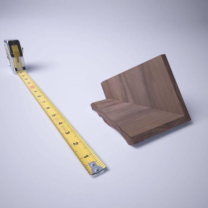 Ekena Millwork 2 5/8"P X 3 3/8"H WM48 Americraft Solid Hardwood Stain Grade Trimpro Crown Moulding Outside Corner - Image 63