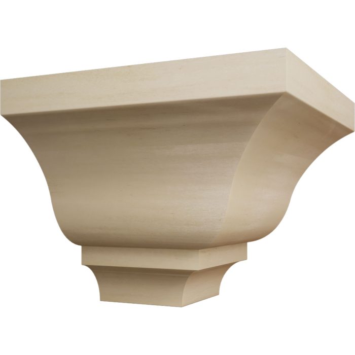 Ekena Millwork 2 5/8"P X 3 3/8"H WM48 Americraft Solid Hardwood Stain Grade Trimpro Crown Moulding Outside Corner - Image 67