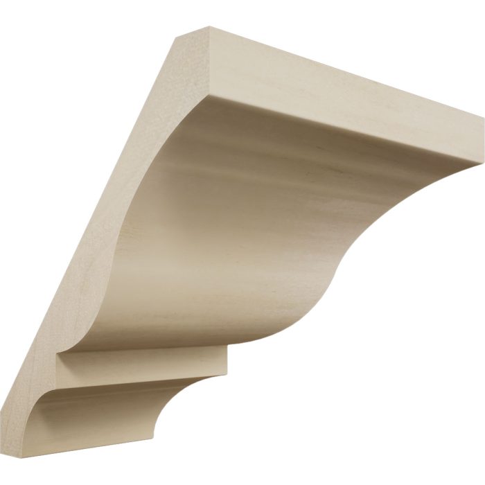 Ekena Millwork 2 5/8"P X 3 3/8"H WM48 Americraft Solid Hardwood Stain Grade Trimpro Crown Moulding Outside Corner - Image 68