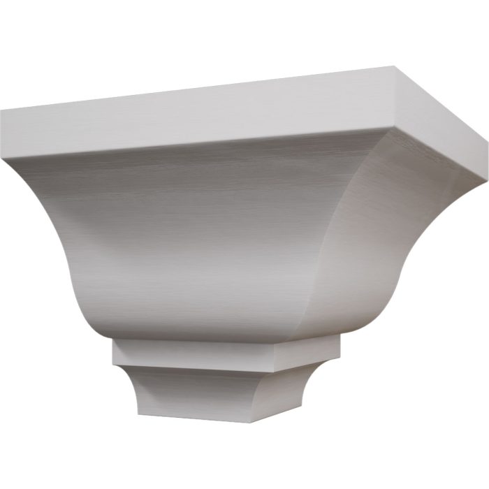 Ekena Millwork 2 5/8"P X 3 3/8"H WM48 Americraft Solid Hardwood Stain Grade Trimpro Crown Moulding Outside Corner - Image 75