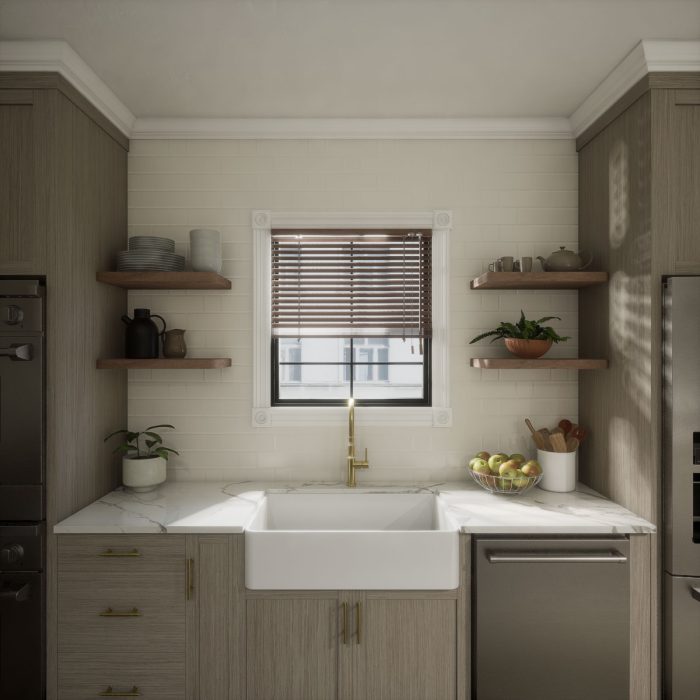 Ekena Millwork 2 5/8"P X 3 3/8"H WM48 Americraft Solid Hardwood Stain Grade Trimpro Crown Moulding Outside Corner - Image 80