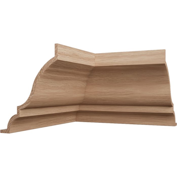 Ekena Millwork 2 13/16"P x 3 1/2"H WM48 Americraft Solid Hardwood Stain Grade MiterLink Crown Moulding Inside Corner - Image 10