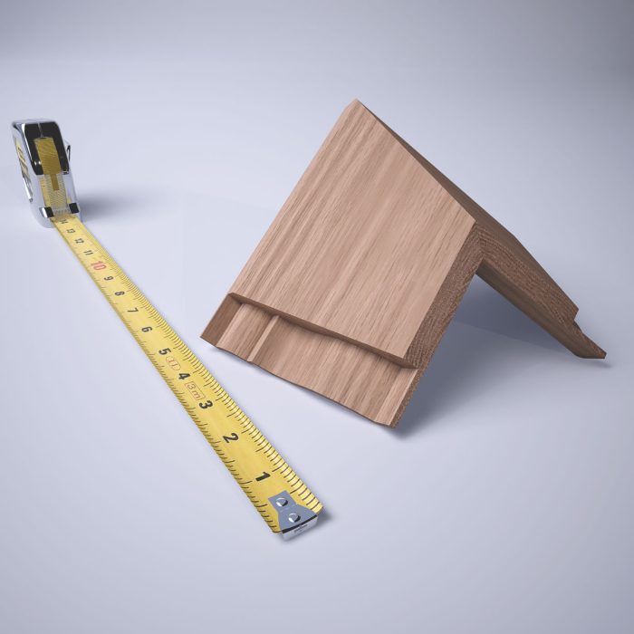 Ekena Millwork 2 13/16"P x 3 1/2"H WM48 Americraft Solid Hardwood Stain Grade MiterLink Crown Moulding Inside Corner - Image 14