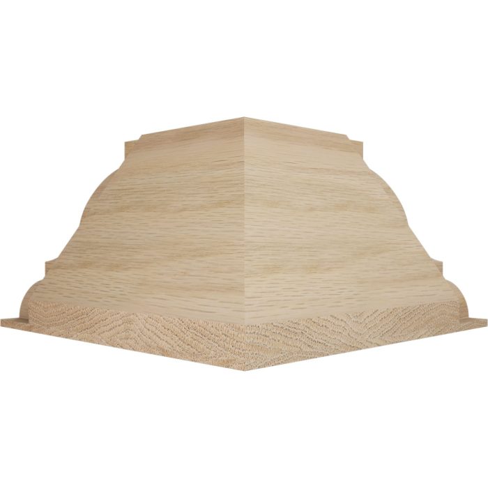 Ekena Millwork 2 13/16"P x 3 1/2"H WM48 Americraft Solid Hardwood Stain Grade MiterLink Crown Moulding Inside Corner - Image 19