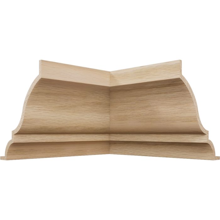 Ekena Millwork 2 13/16"P x 3 1/2"H WM48 Americraft Solid Hardwood Stain Grade MiterLink Crown Moulding Inside Corner - Image 16