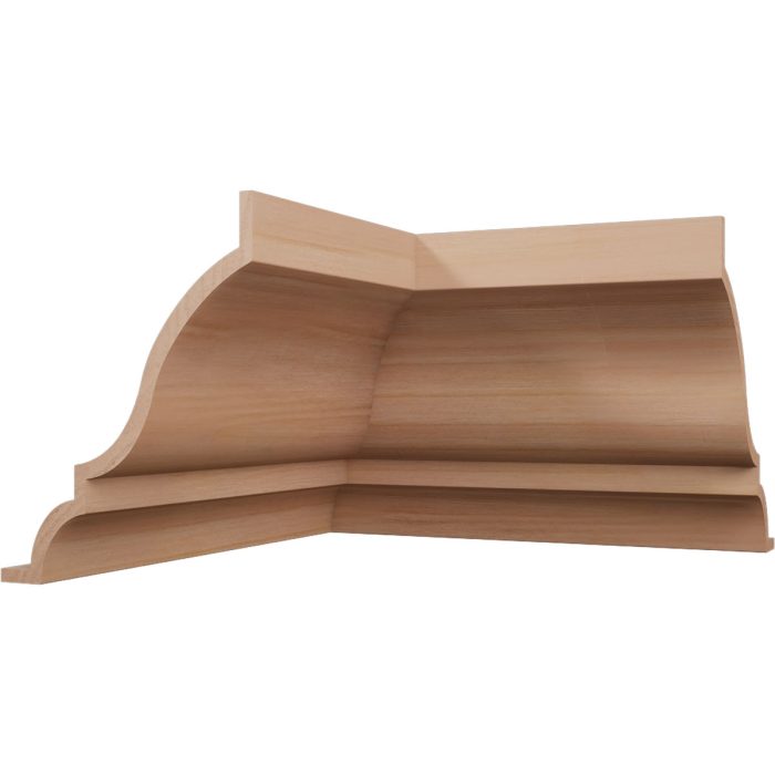 Ekena Millwork 2 13/16"P x 3 1/2"H WM48 Americraft Solid Hardwood Stain Grade MiterLink Crown Moulding Inside Corner - Image 31