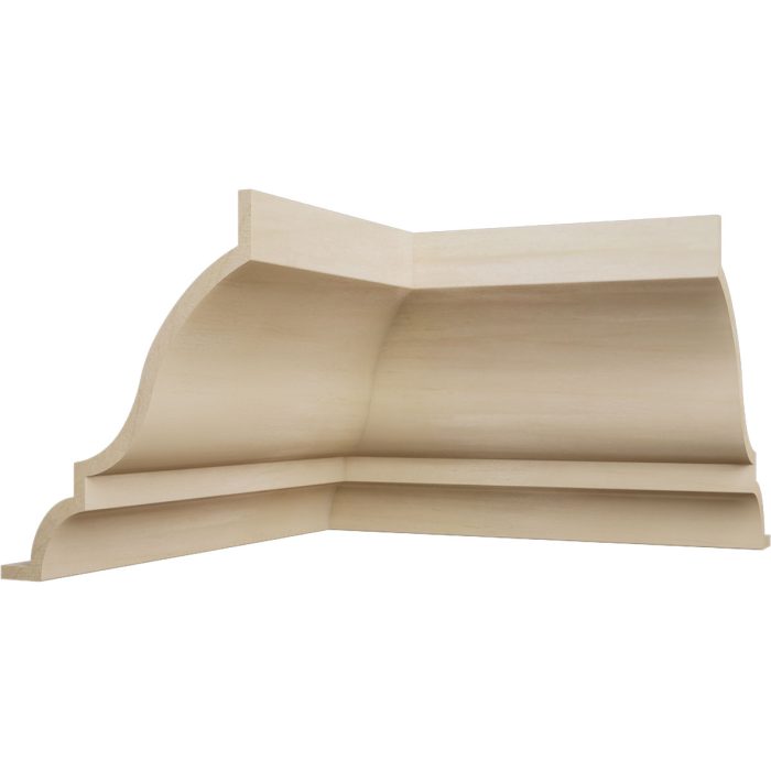 Ekena Millwork 2 13/16"P x 3 1/2"H WM48 Americraft Solid Hardwood Stain Grade MiterLink Crown Moulding Inside Corner - Image 59