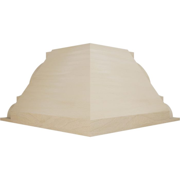 Ekena Millwork 2 13/16"P x 3 1/2"H WM48 Americraft Solid Hardwood Stain Grade MiterLink Crown Moulding Inside Corner - Image 61