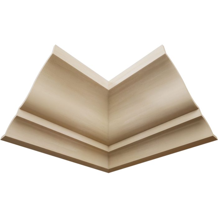 Ekena Millwork 2 13/16"P x 3 1/2"H WM48 Americraft Solid Hardwood Stain Grade MiterLink Crown Moulding Inside Corner - Image 62
