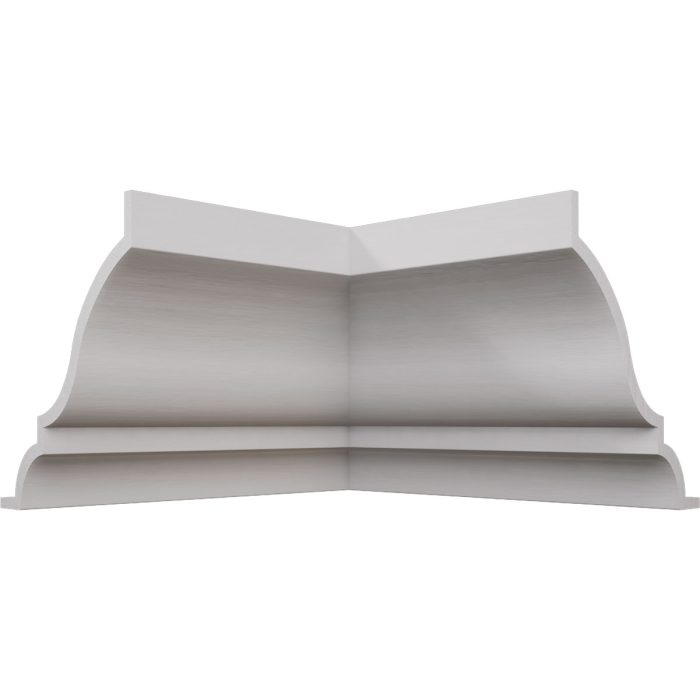Ekena Millwork 2 13/16"P x 3 1/2"H WM48 Americraft Solid Hardwood Stain Grade MiterLink Crown Moulding Inside Corner - Image 65