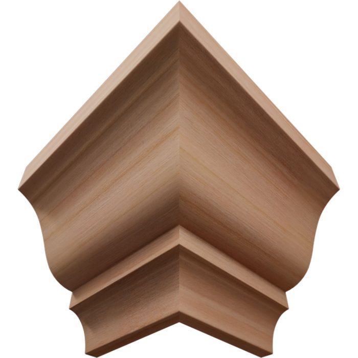 Ekena Millwork 2 1/16"P X 3"H WM49 Americraft Solid Hardwood Stain Grade Trimpro Crown Moulding Outside Corner - Image 37