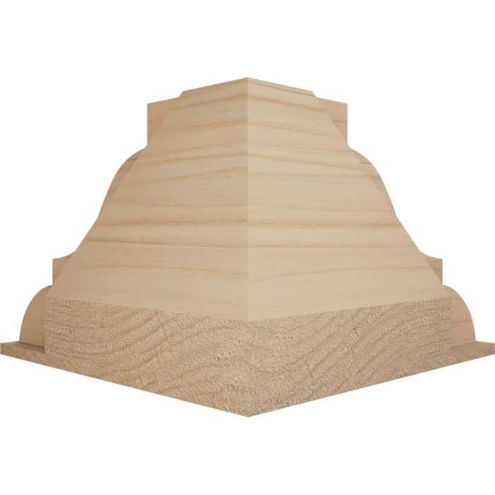 Ekena Millwork 2 1/4"P x 3 1/8"H WM49 Americraft Solid Hardwood Stain Grade MiterLink Crown Moulding Inside Corner - Image 5