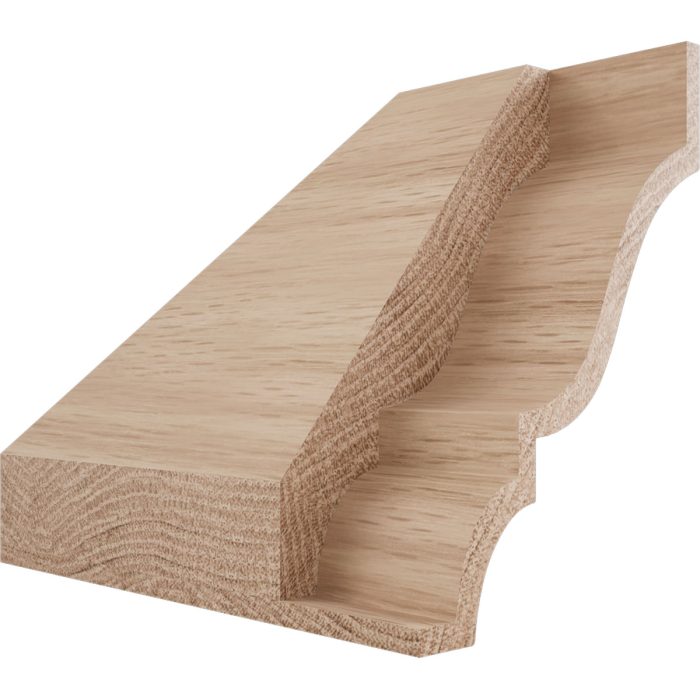 Ekena Millwork 2 1/4"P x 3 1/8"H WM49 Americraft Solid Hardwood Stain Grade MiterLink Crown Moulding Inside Corner - Image 11