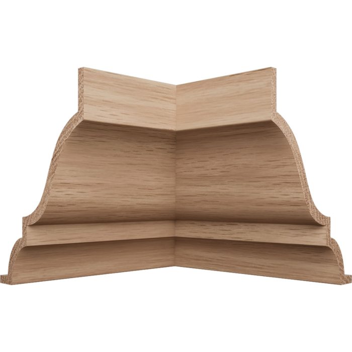 Ekena Millwork 2 1/4"P x 3 1/8"H WM49 Americraft Solid Hardwood Stain Grade MiterLink Crown Moulding Inside Corner - Image 9