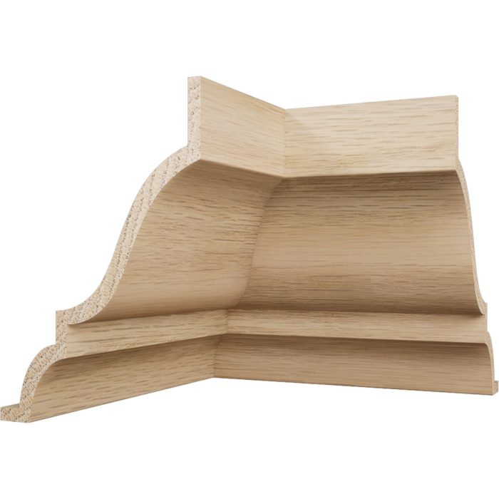 Ekena Millwork 2 1/4"P x 3 1/8"H WM49 Americraft Solid Hardwood Stain Grade MiterLink Crown Moulding Inside Corner - Image 17