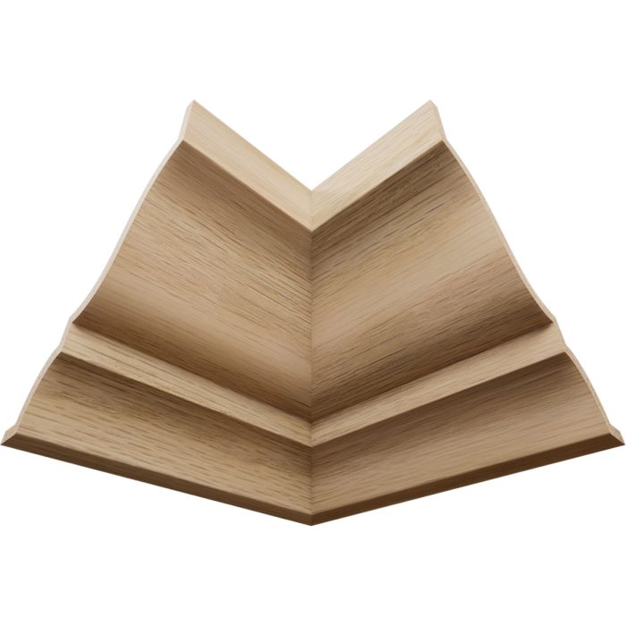 Ekena Millwork 2 1/4"P x 3 1/8"H WM49 Americraft Solid Hardwood Stain Grade MiterLink Crown Moulding Inside Corner - Image 20