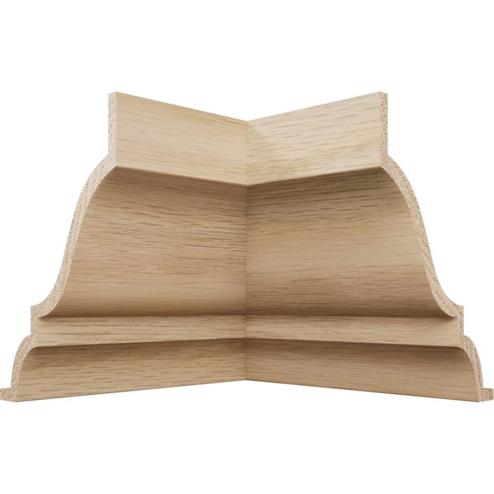 Ekena Millwork 2 1/4"P x 3 1/8"H WM49 Americraft Solid Hardwood Stain Grade MiterLink Crown Moulding Inside Corner - Image 16