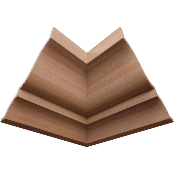 Ekena Millwork 2 1/4"P x 3 1/8"H WM49 Americraft Solid Hardwood Stain Grade MiterLink Crown Moulding Inside Corner - Image 34