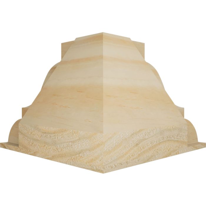 Ekena Millwork 2 1/4"P x 3 1/8"H WM49 Americraft Solid Hardwood Stain Grade MiterLink Crown Moulding Inside Corner - Image 47