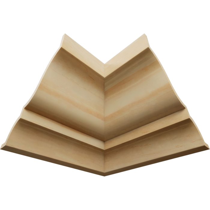 Ekena Millwork 2 1/4"P x 3 1/8"H WM49 Americraft Solid Hardwood Stain Grade MiterLink Crown Moulding Inside Corner - Image 48