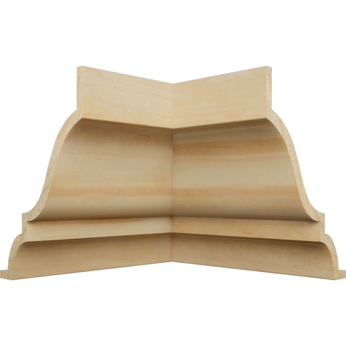 Ekena Millwork 2 1/4"P x 3 1/8"H WM49 Americraft Solid Hardwood Stain Grade MiterLink Crown Moulding Inside Corner - Image 44