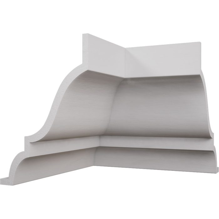 Ekena Millwork 2 1/4"P x 3 1/8"H WM49 Americraft Solid Hardwood Stain Grade MiterLink Crown Moulding Inside Corner - Image 66