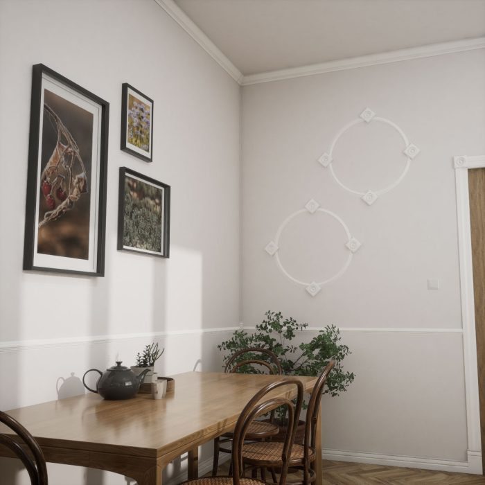 Ekena Millwork 2 1/4"P x 3 1/8"H WM49 Americraft Solid Hardwood Stain Grade MiterLink Crown Moulding Inside Corner - Image 71