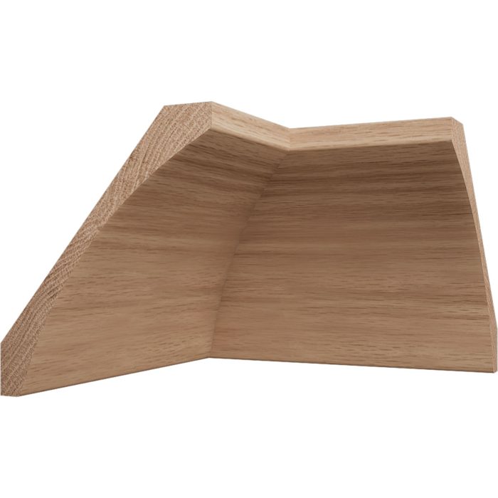 Ekena Millwork 3 1/2"P x 4"H WM291 Americraft Solid Hardwood Stain Grade TrimPro Crown Moulding Inside Corner - Image 9
