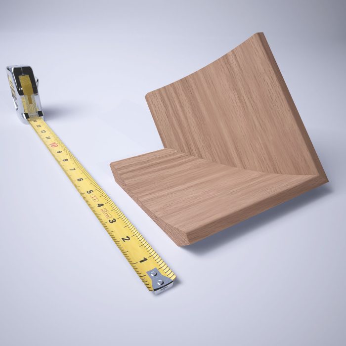 Ekena Millwork 3 1/2"P x 4"H WM291 Americraft Solid Hardwood Stain Grade TrimPro Crown Moulding Inside Corner - Image 13