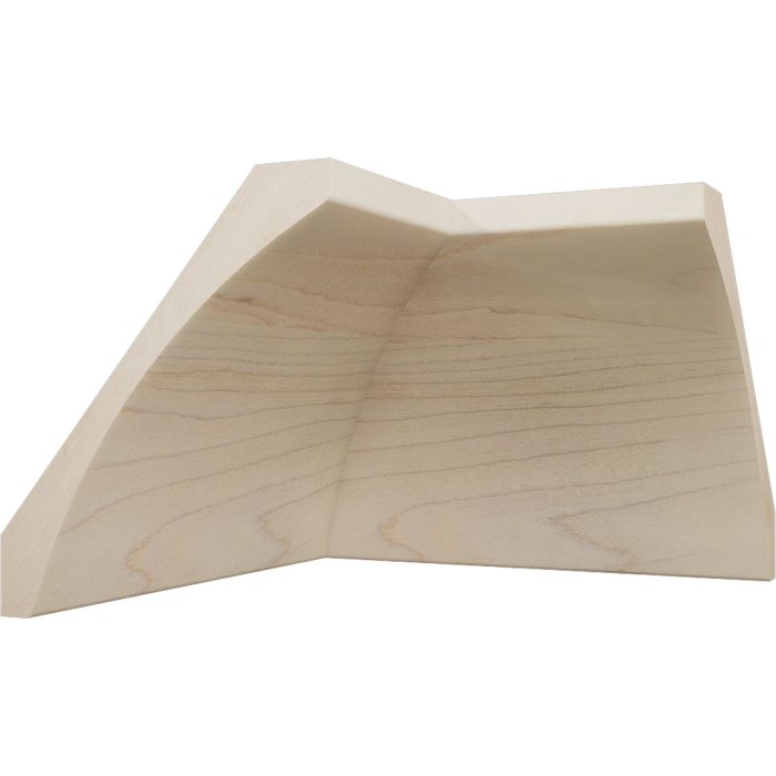 Ekena Millwork 3 1/2"P x 4"H WM291 Americraft Solid Hardwood Stain Grade TrimPro Crown Moulding Inside Corner - Image 21