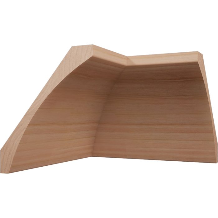 Ekena Millwork 3 1/2"P x 4"H WM291 Americraft Solid Hardwood Stain Grade TrimPro Crown Moulding Inside Corner - Image 27
